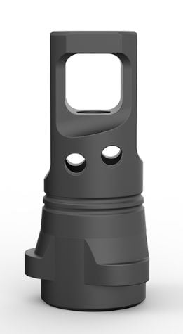 Breek Arms Echo Single-Port Muzzle Brake for Breek-LOK 3QD - 9mm 1/2x28 TPI