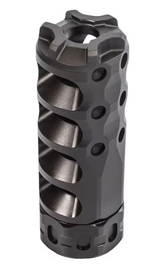 Precision Armament Hypertap Slim Muzzle Brake 9mm/.350 Cal - 1/2x28 - Black