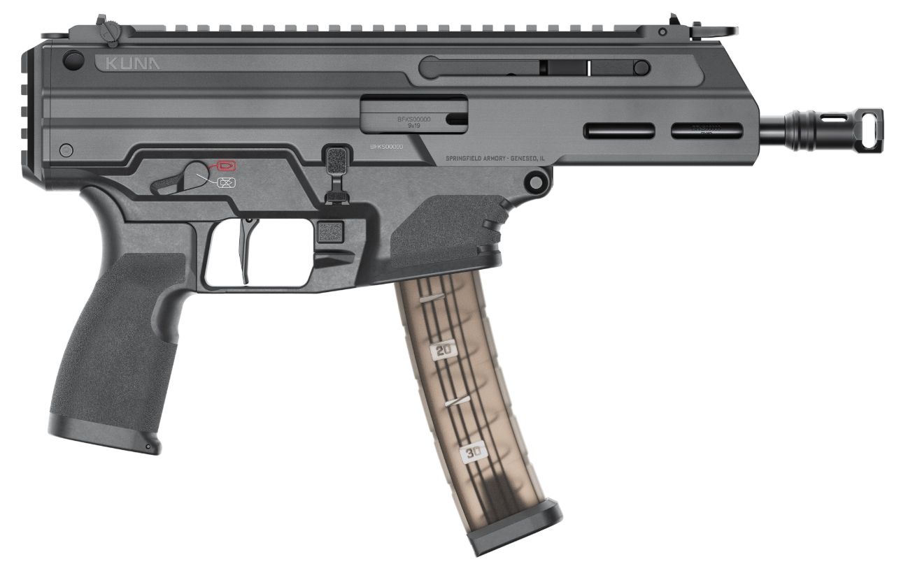 Springfield Armory Kuna 9mm Pistol - 30 Round - 6.125" - FSA Brace