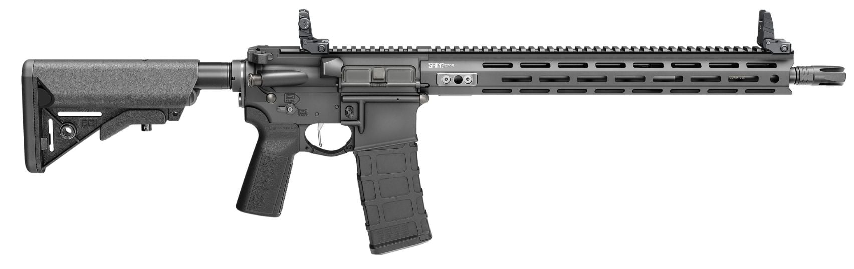 Springfield Armory Saint Victor 5.56 NATO 16" Semi-Automatic AR-15 Rifle Black - Gear PAC