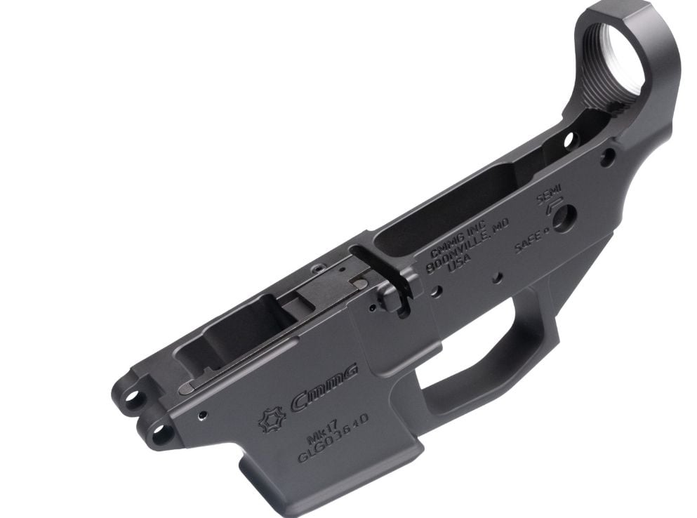 CMMG Mk17 AR-15 SIG P320 Stripped Lower Receiver - Armor Black