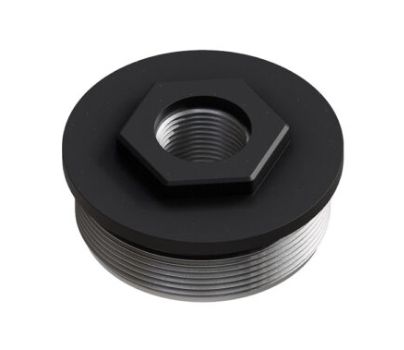 Exigent Ti Direct Thread Adapter 5/8x24 - Titanium 1.375 x 24 Cerakoted Black