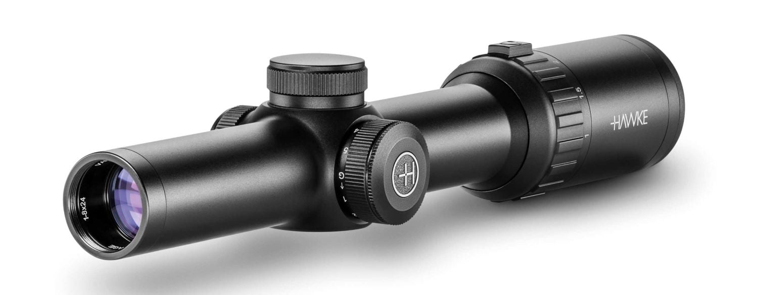 Hawke Optics Vantage 30 WA IR - 1�8x24 - Circle Dot - 1/2 MOA - Low-Profilewith FREE 30mm Cantilever Mount (24135)