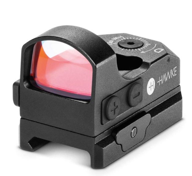Hawke Optics Reflex Red Dot Sight Digital Control (3MOA), with battery tray