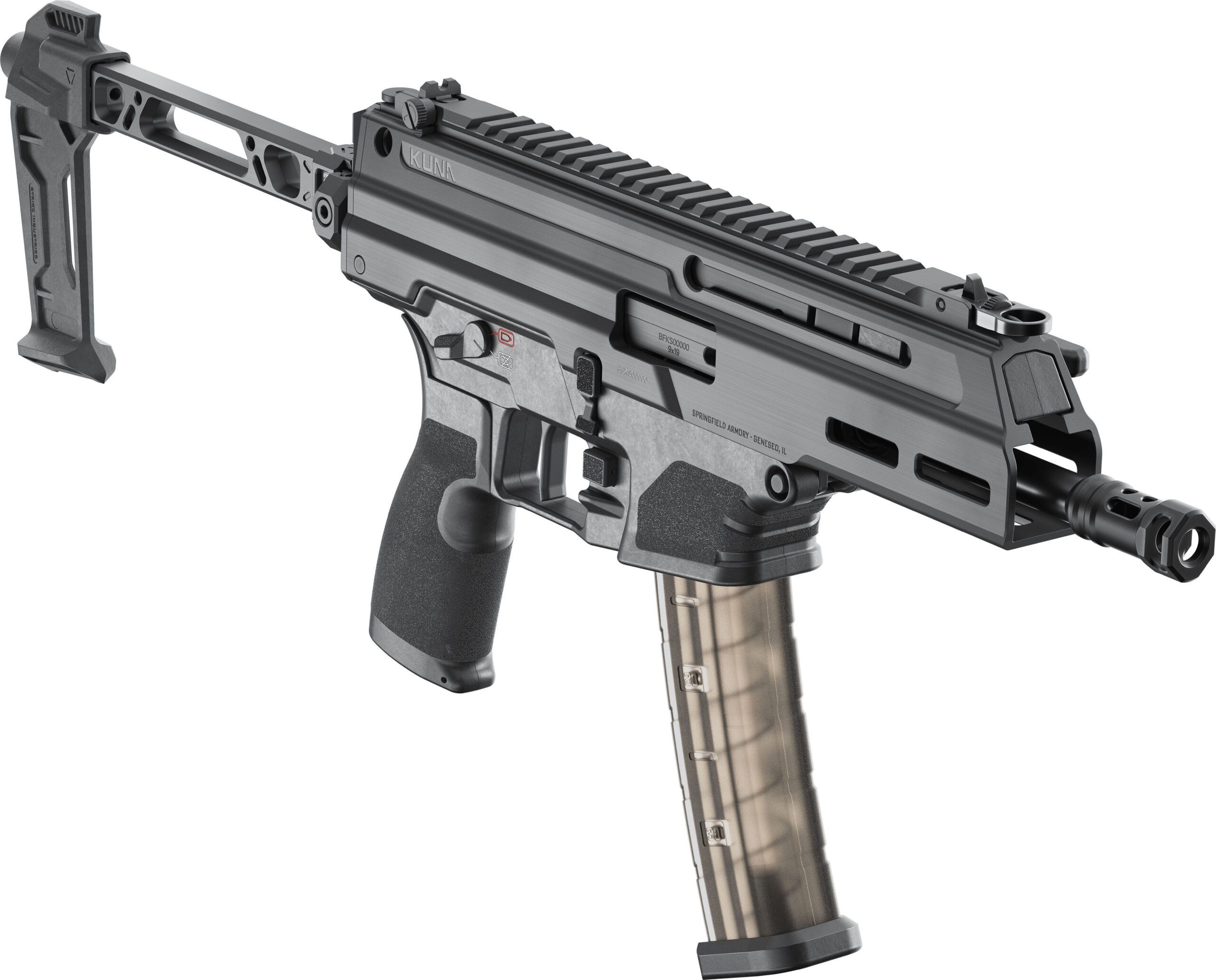 Springfield Armory Kuna 9mm Pistol - 30 Round - 6.125" - FSA Brace