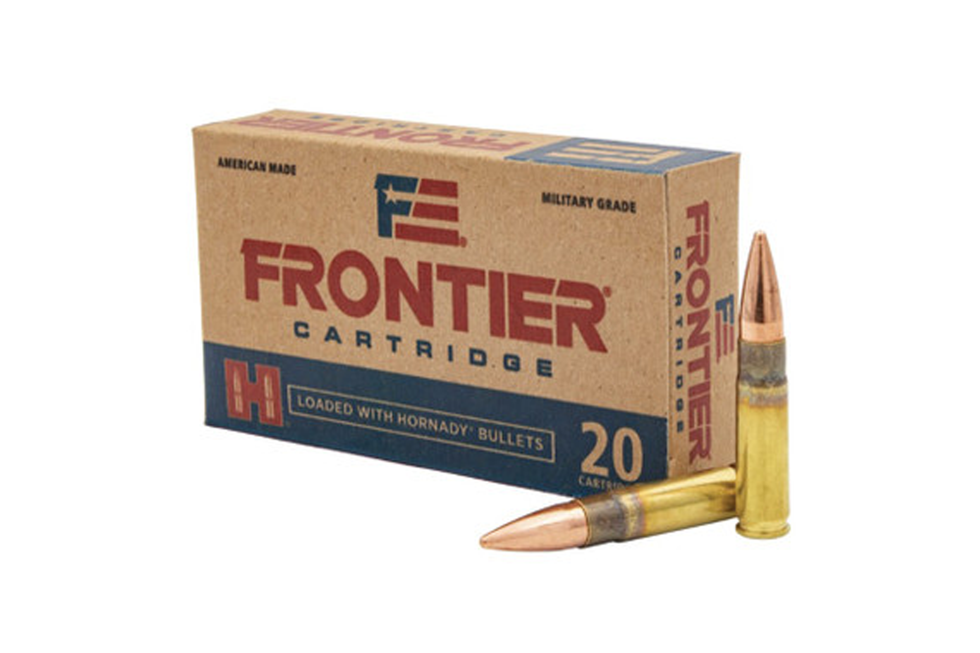 Frontier Cartridge FR410 300 Blackout 208gr Full Metal Jacket Rifle Ammo - 20 round box