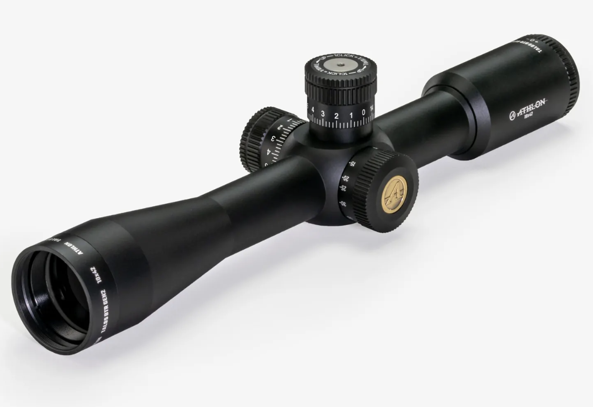 Athlon Talos BTR 10x42 GEN2 Direct Dial,Side Focus 30mm Tube SFP, AAGR1-MOA