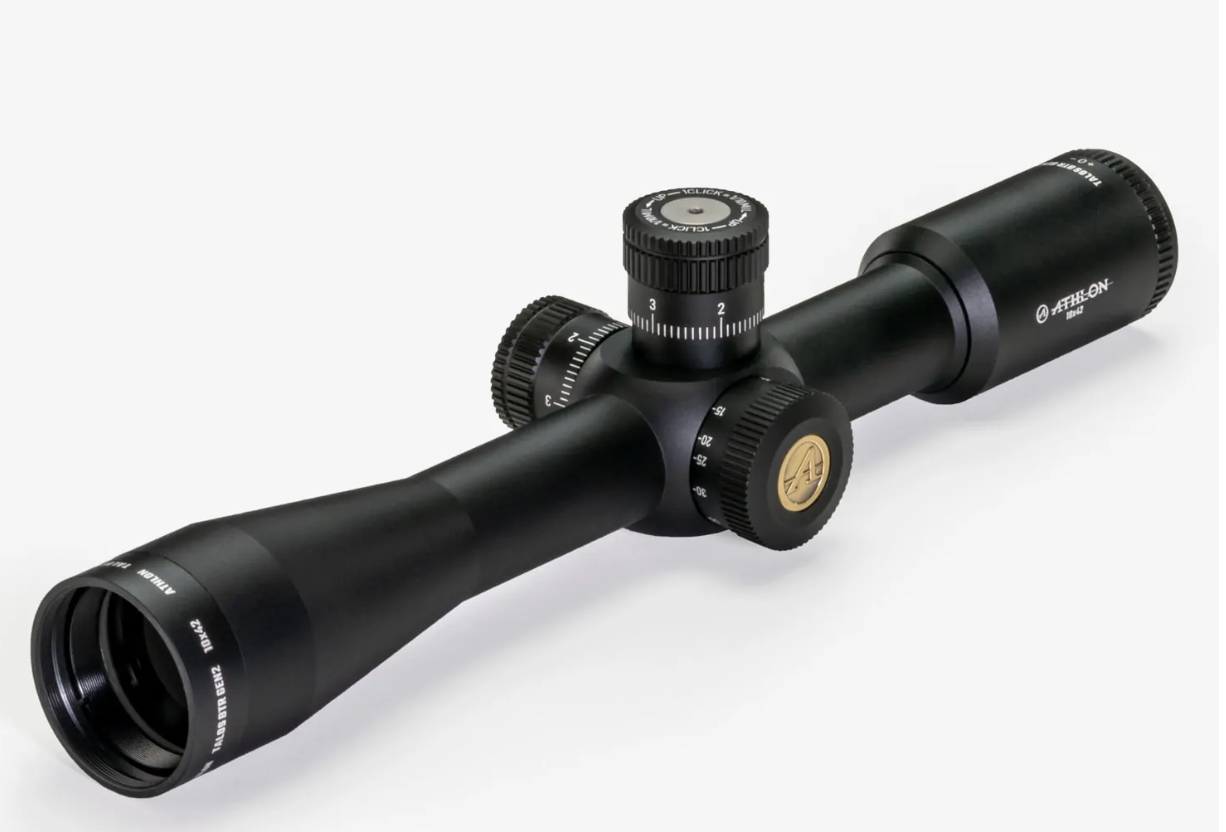 Athlon Talos BTR 10x42 GEN2 Direct Dial,Side Focus 30mm Tube SFP, APRS2A-MIL