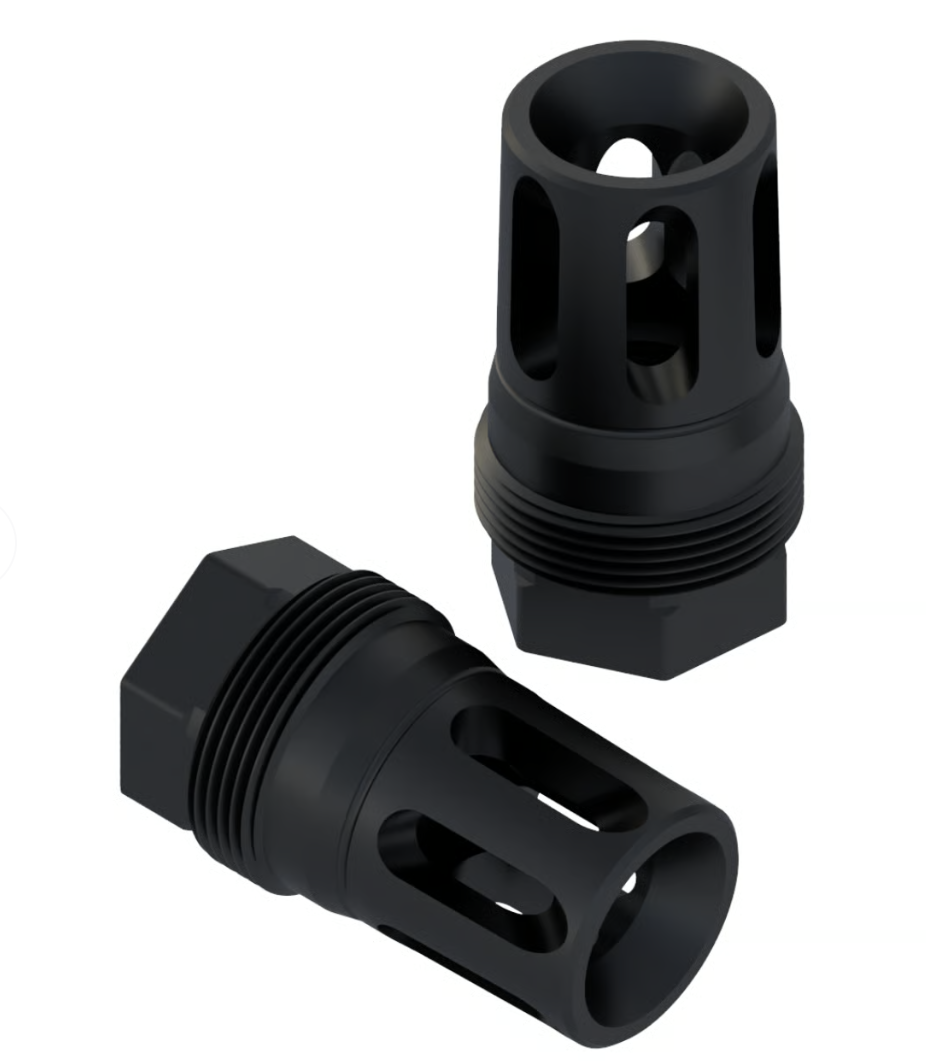 Comstock Armory Extended 9mm Flash Hider - 1/2x28