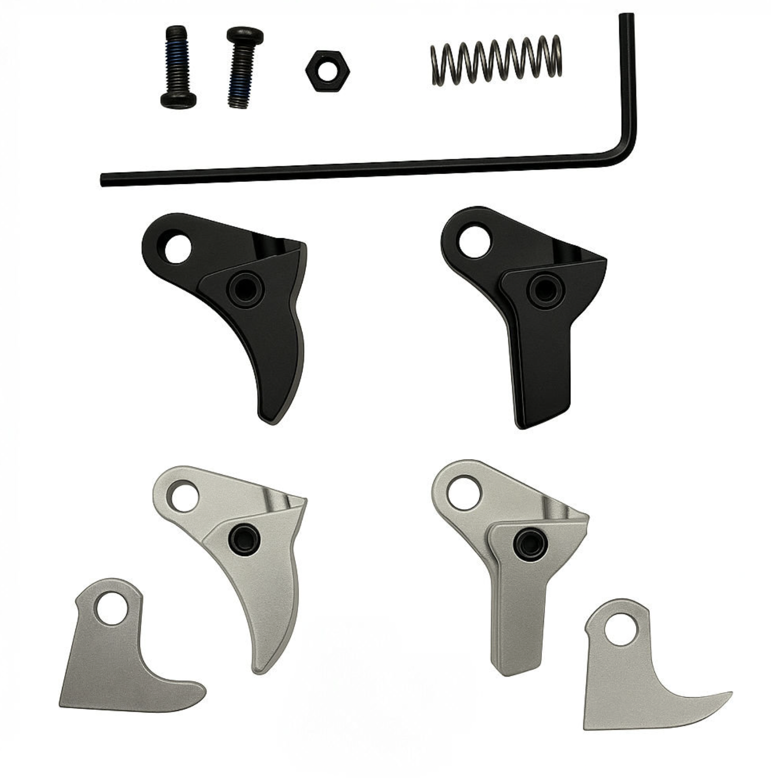 Dogwood Armory Aluminum G Spot V2 Forced Reset Trigger - Black/Curved