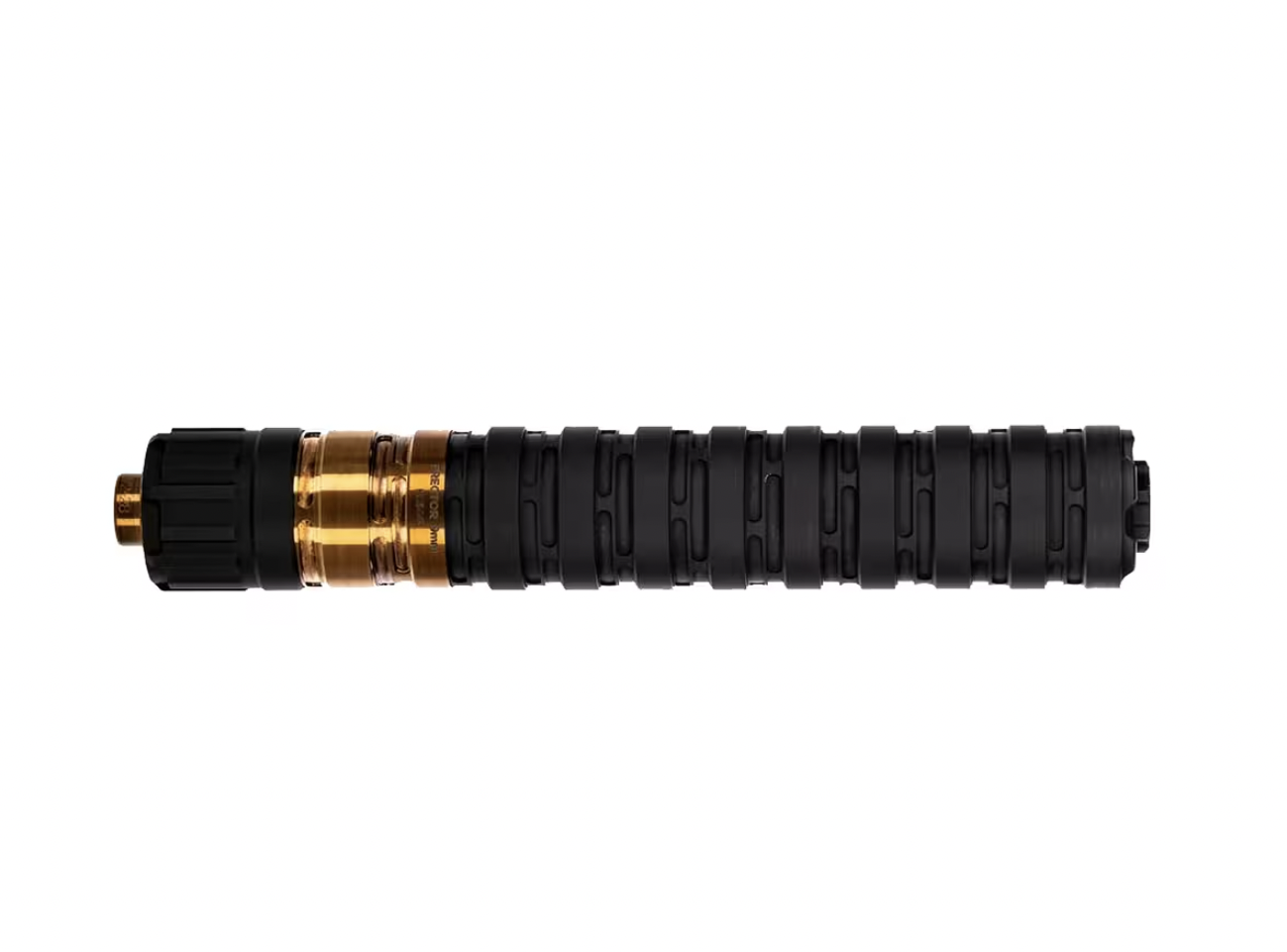 Q, LLC. Erector 9 9mm Modular 1/2-28 Black Piston Silencer