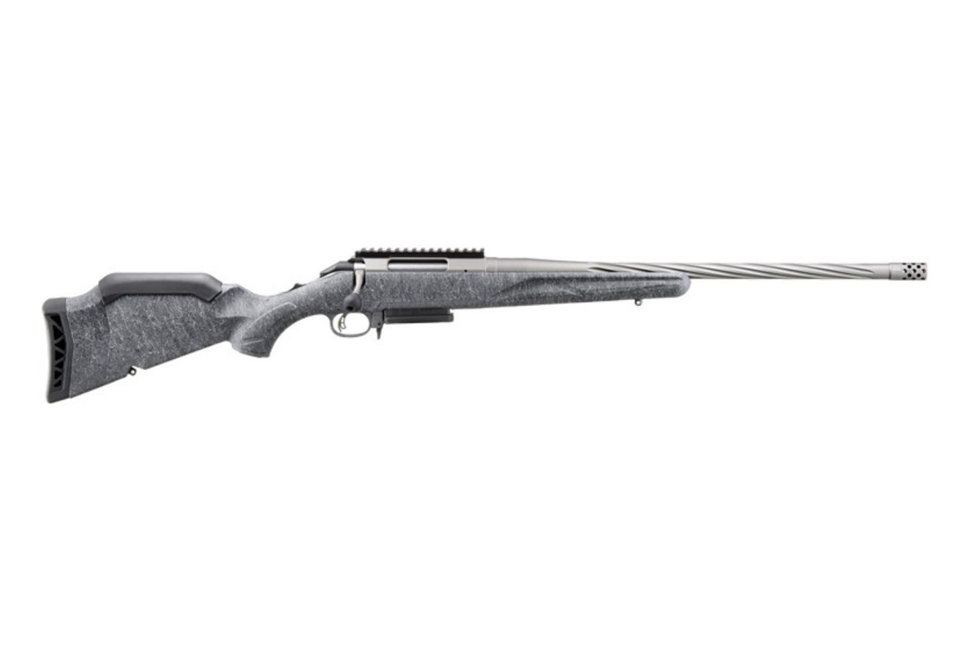 Ruger American Generataion II Bolt Action Rifle 223 Remington 20" Spiral Fluted Barrel 1:8 Twist Threaded 1/2x28 Muzzle Brake
