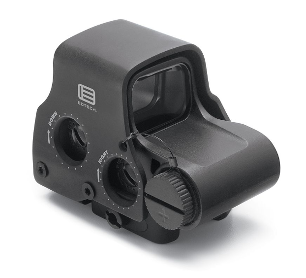EOTech Green Reticle; Single CR123 Battery;Reticle Pattern With 68 MOA Ring And 1 MOA Dot - Side Buttons-Single QD Lever