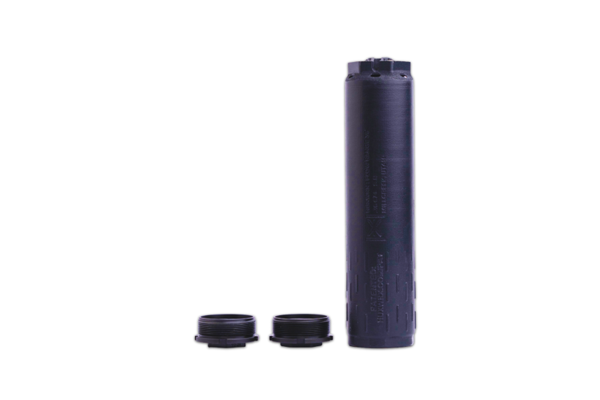 HUXWRX FLOW Range 36 Titanium DT Suppressor - Black