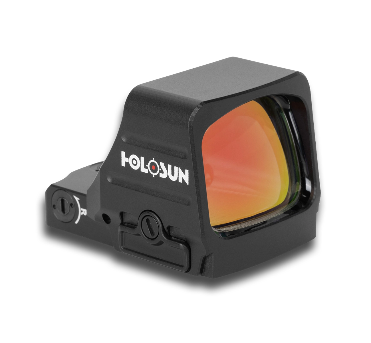 Holosun HS407COMP Open Reflex Optical Sight, 6 MOA Dot, Gold Reticle, Black