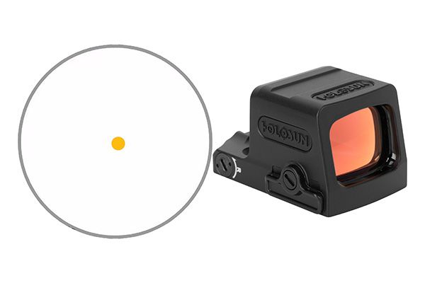 Holosun EPS Carry Enclosed Pistol Sight, 2 MOA, Gold Reticle, Black, EPS-CARRY-GD2