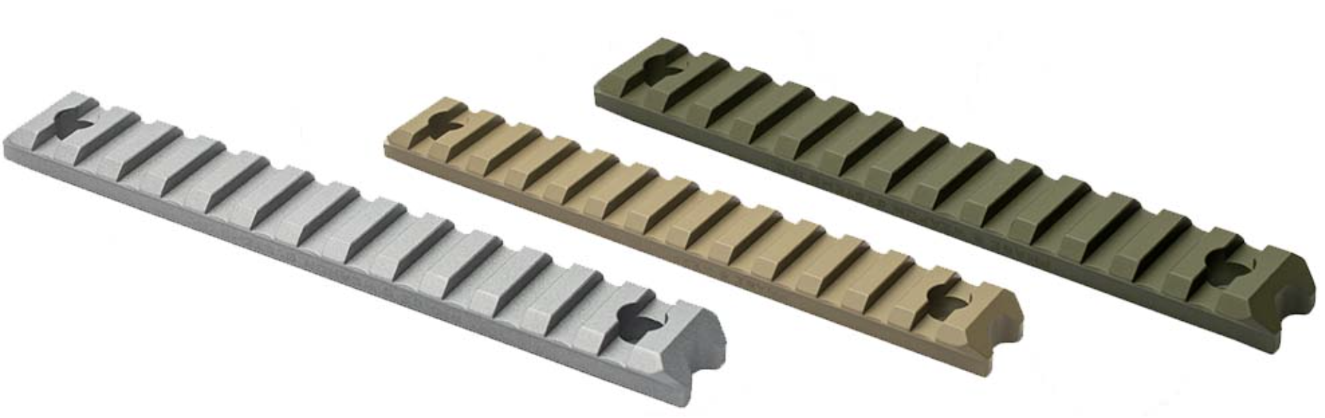 Phase 5 M-LOK 13-Slot Picatinny Rail Section - FDE