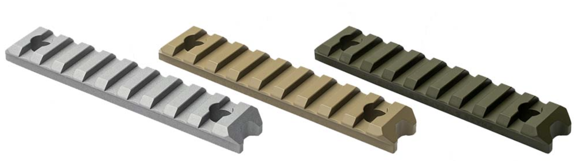 Phase 5 M-LOK 9-Slot Picatinny Rail Section - OD Green
