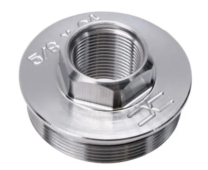 Faxon Titanium Direct Thread to Hub Adapter - 5/8x24