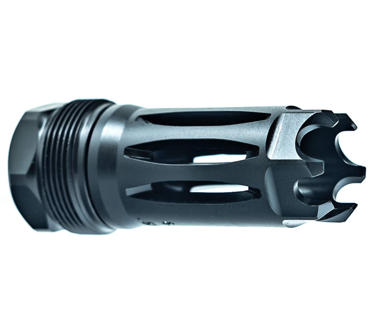 Faxon Firearms Muzzlok Stainless Steel Plan B Flash Hider - 1/2x28 - .250" Bore