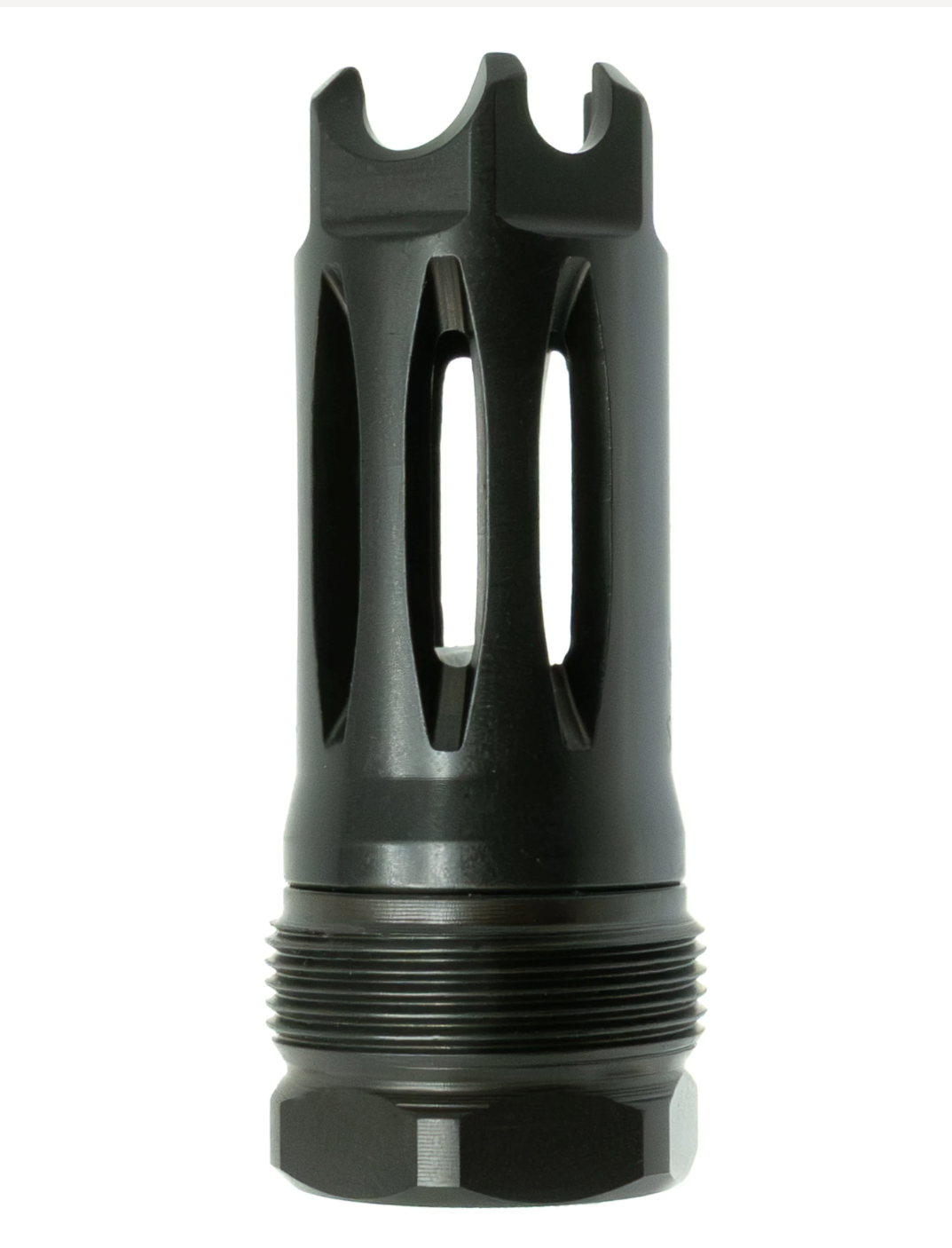 Faxon Firearms Muzzlok Stainless Steel Plan B Flash Hider - 1/2x28 - 9mm Bore