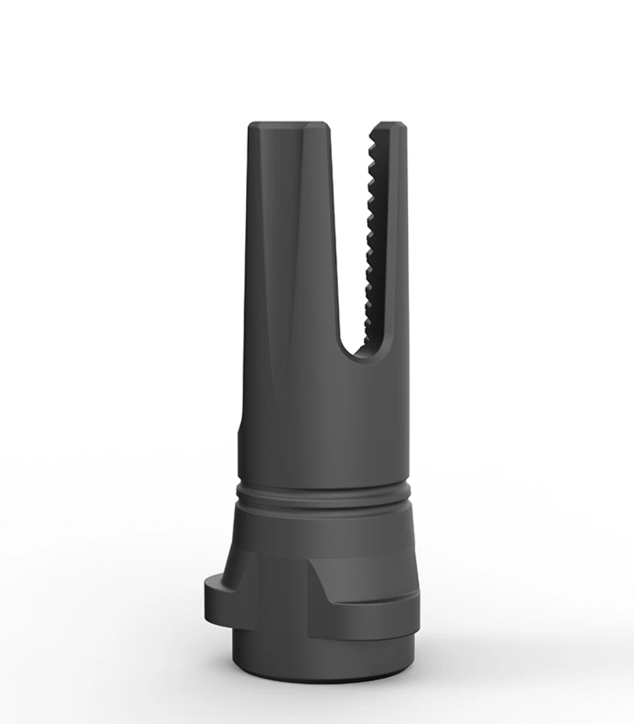 Breek Arms Scorch 3-Prong Flash Hider for 3QD 9mm 5/8x24 TPI