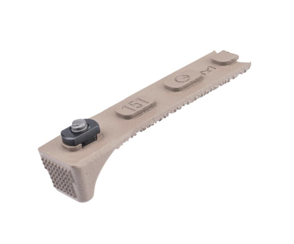 Emissary Development Integrated Rail Panel Flat w/ Forward Stop - FDE Cerakote