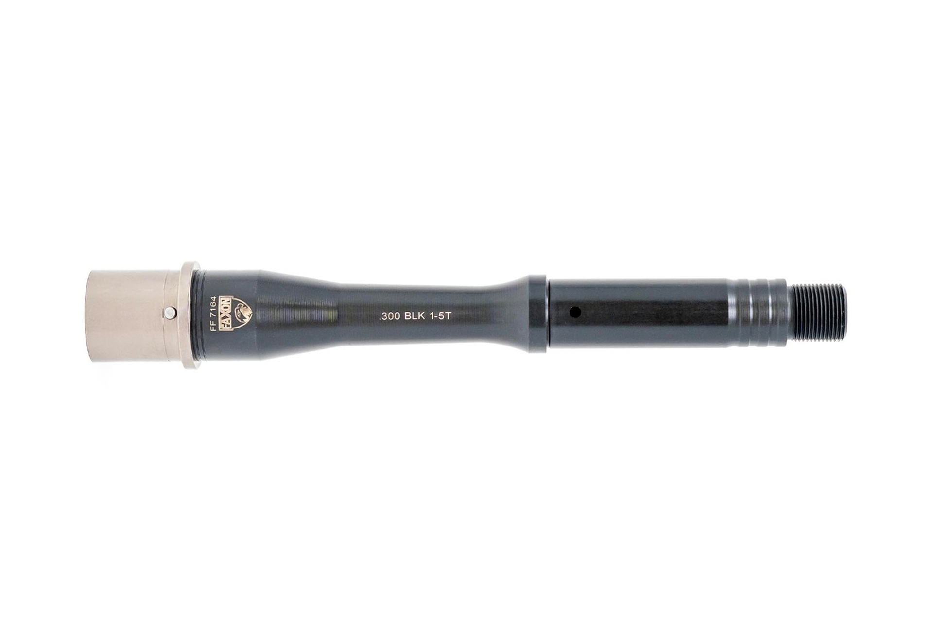 Faxon Match Series 7.5" GUNNER 300 BLK Pistol 1-5 416-R Stainless Nitride / Melonite 5R Nickel Teflon Extension Barrel