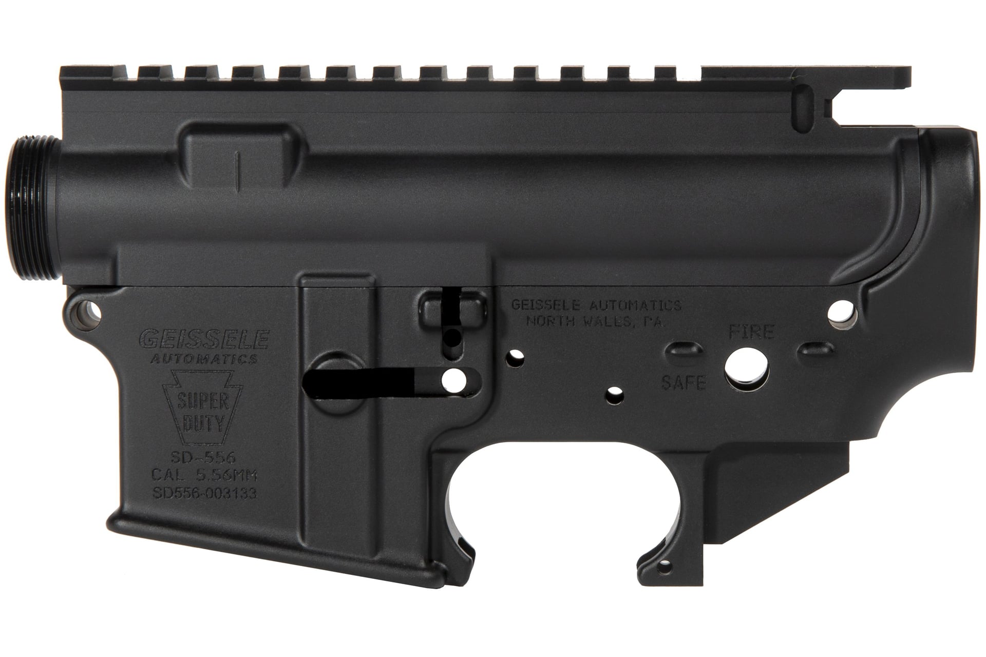 Geissele Automatics Geissele Super Duty AR-15 Receiver Set - Black