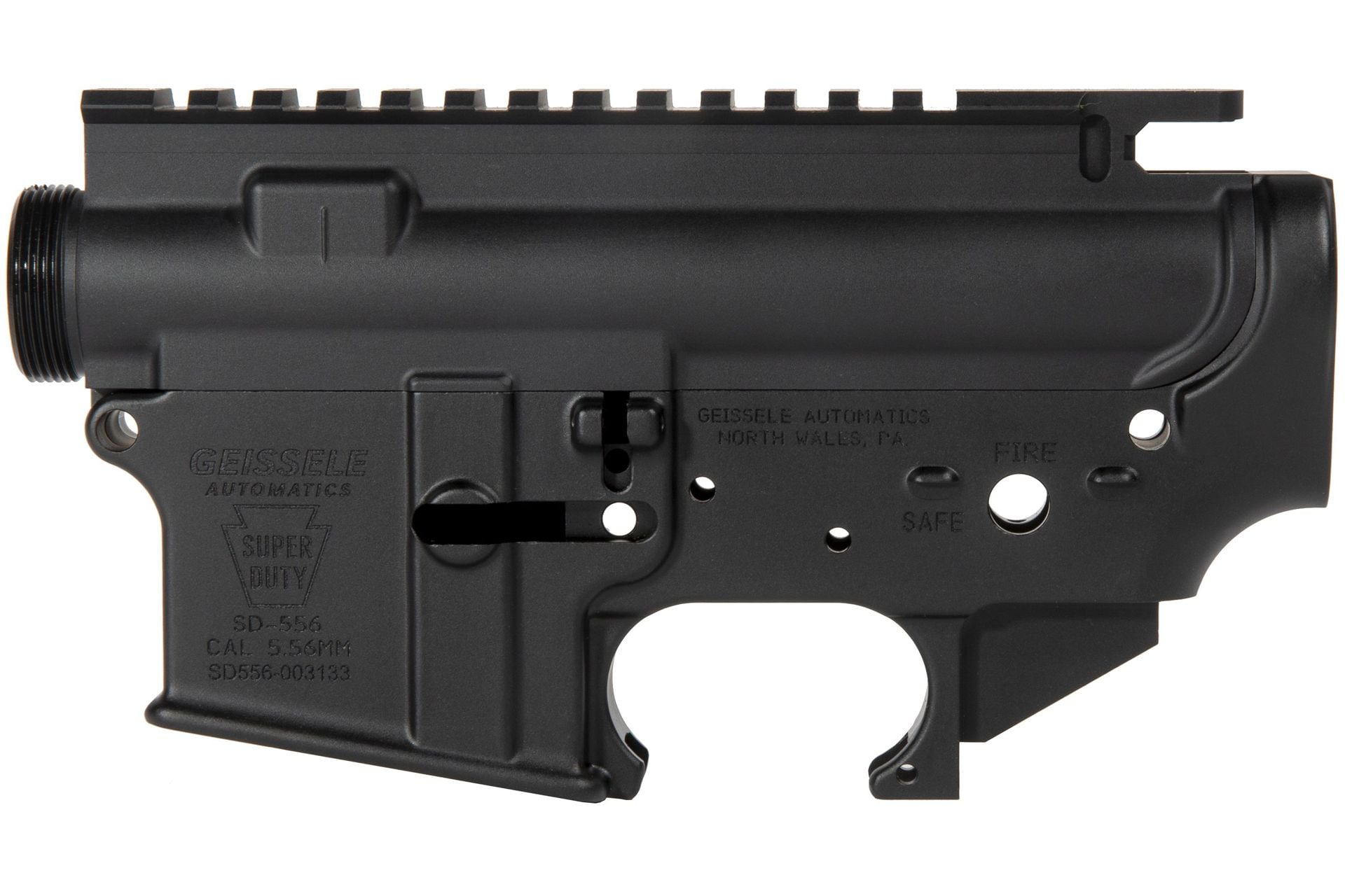 Geissele Super Duty AR-15 Receiver Set - Black