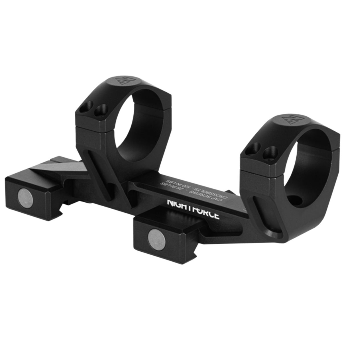 Nightforce 30mm 20MOA UltraMount Scope Mount - 1.54" - Black