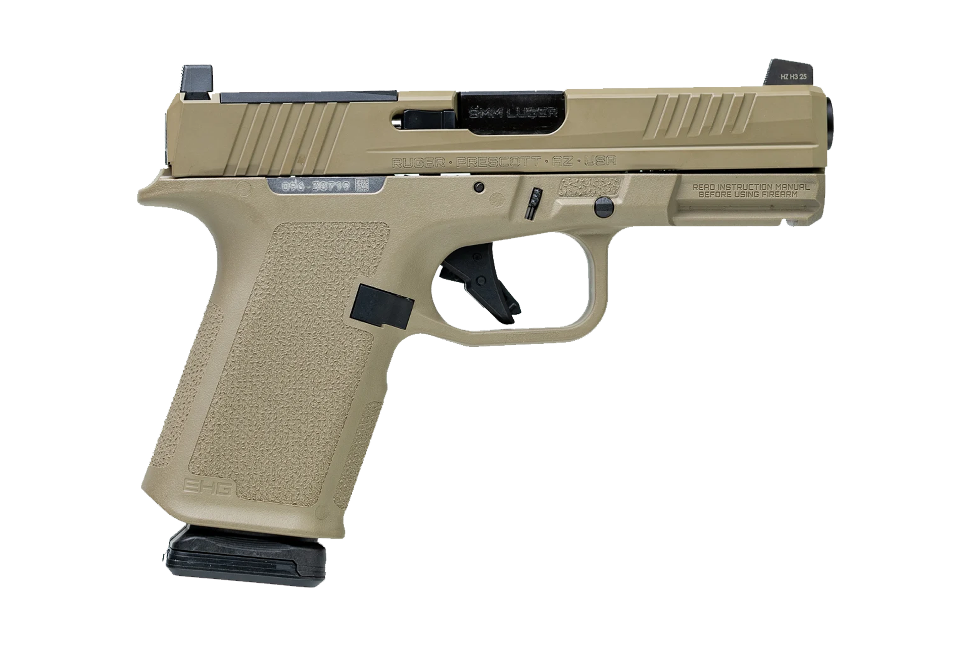 Ruger RXM 9mm FDE 4" 15rd Optic-Ready Semi-Automatic Pistol