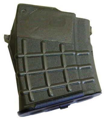 MSR Magazine 7.62x39 (AK-47) 5rd circle ((10)) waffle pattern green reinforced polymer Arsenal