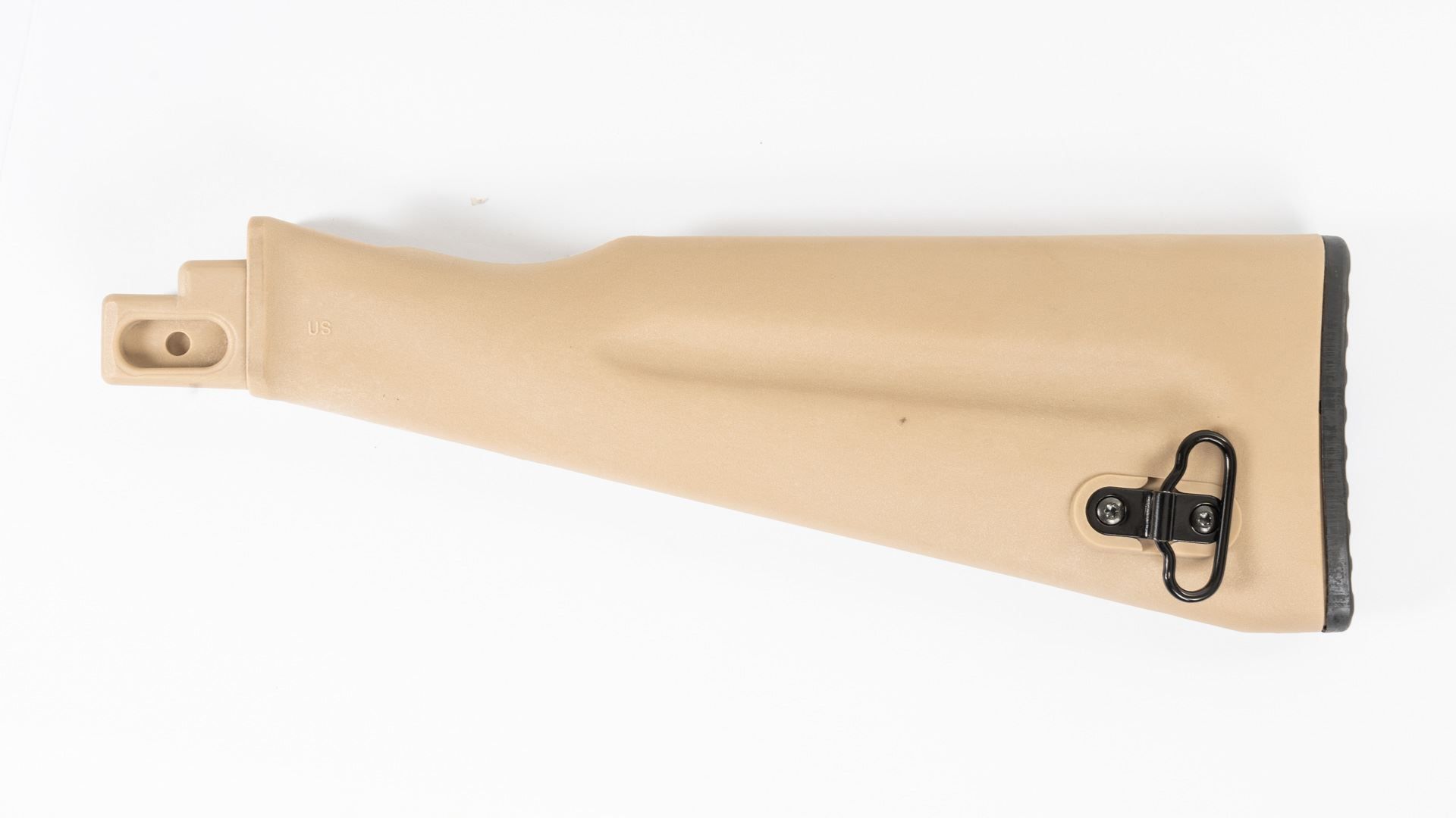 MSR Buttstock assembly US made 1.25" extended NATO length for stamped receivers Desert Sand Color