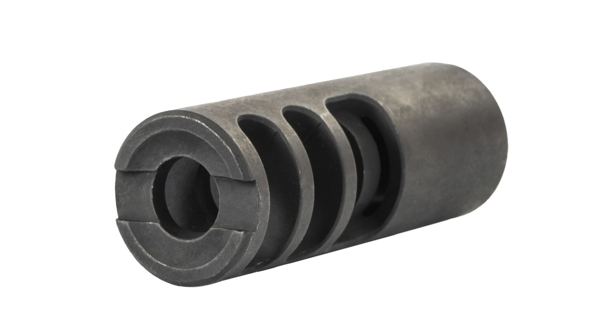 MSR Muzzle brake for 7.62x39 14x1mm LH threads AK-20 style stainless steel black oxide finish US