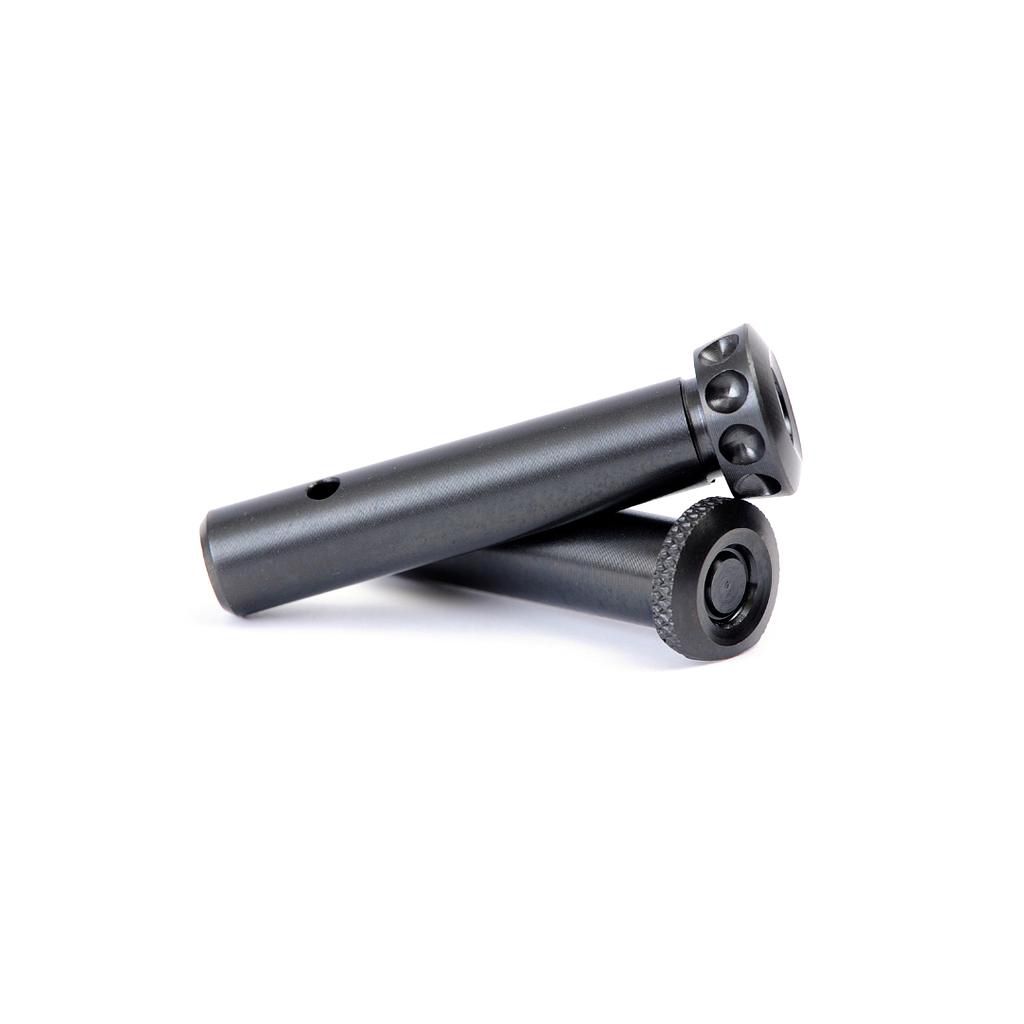 Battle Arms Enhanced AR15 Pivot and Takedown Pin Set - Titanium - Black DLC