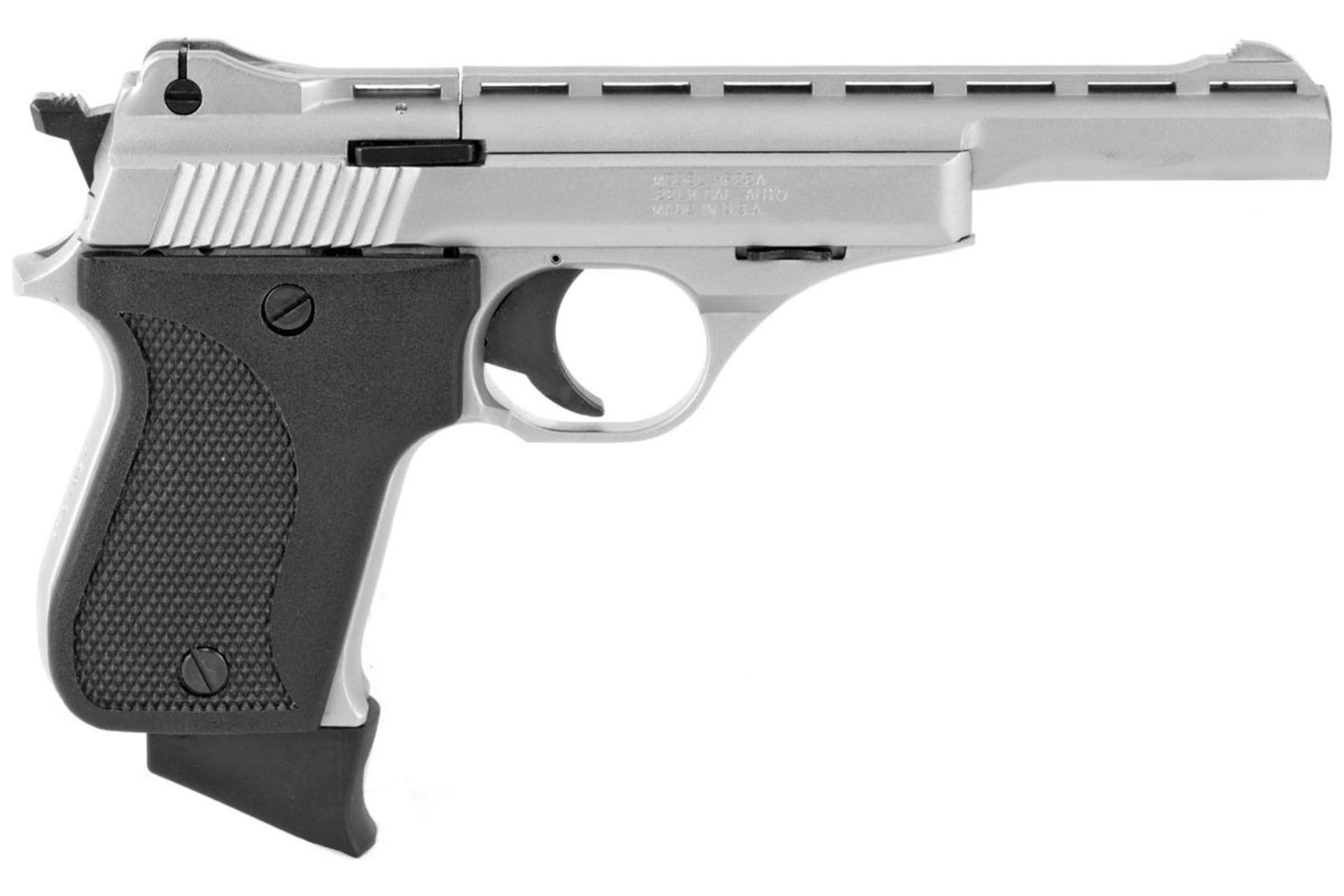 Phoenix Arms HP22A Deluxe Rangemaster Satin Nickel .22LR 5" Barrel 10-Rounds