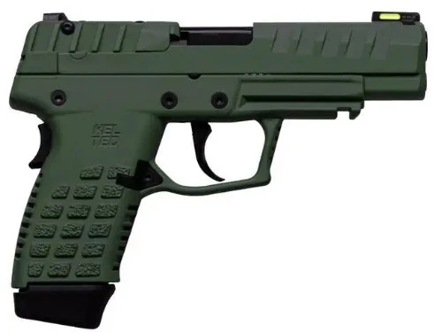 Kel-Tec P15 4" GREEN FINISH 10RD MAGAZINE 9MM Pistol - CALIFORNIA COMPLIANT