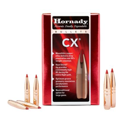 Hornady 6MM .243 90 Gr Cx  (1-8") Bullets 50Ct Lead Free