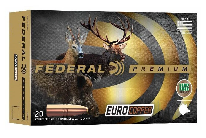 Federal Ammunition Federal 300 Win Mag 165 Gr EuroCopper 20 round box