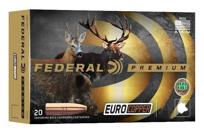 Federal Ammunition Federal 8x57 JS 180 Gr EuroCopper 20 round box