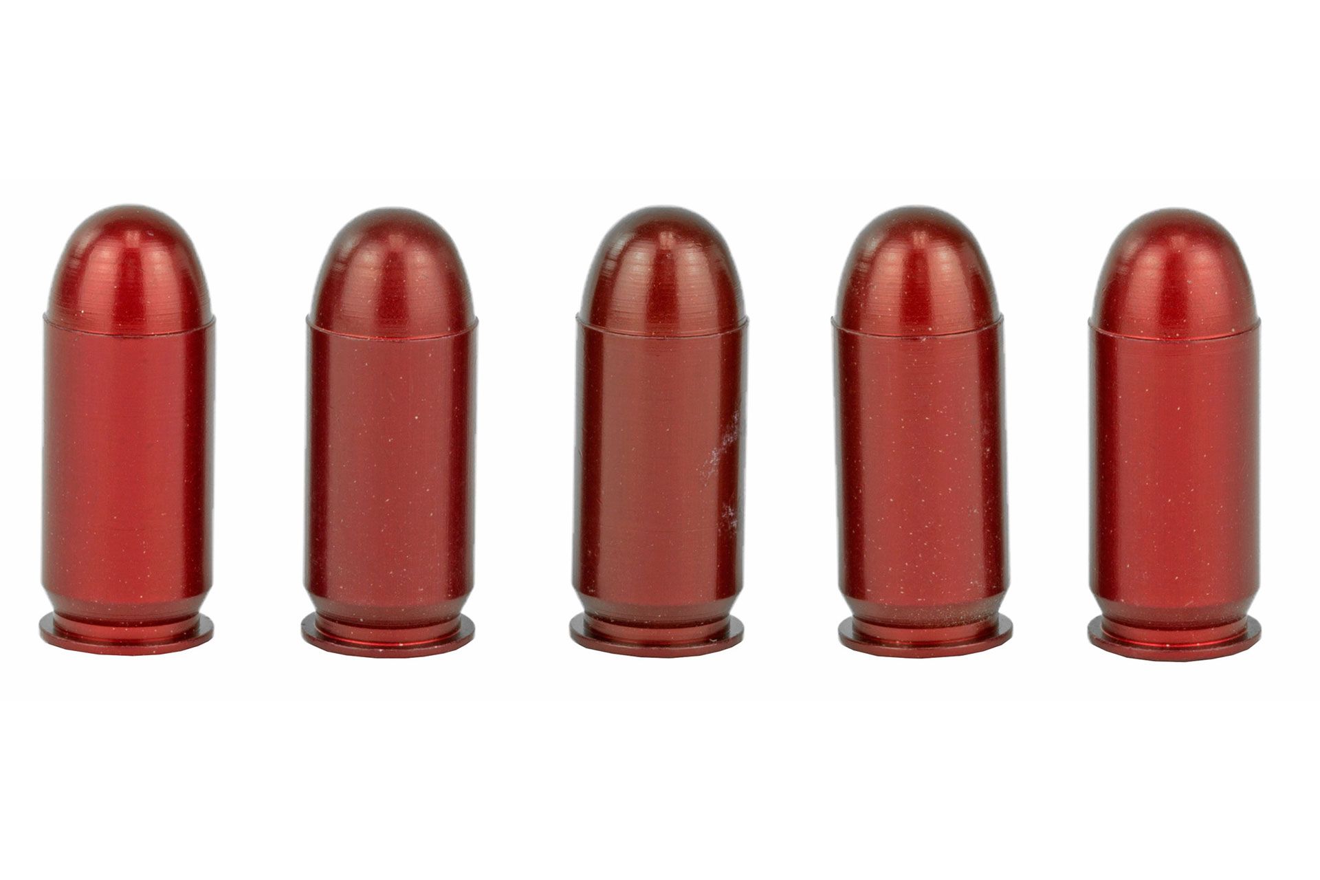 A-Zoom Snap Caps 45ACP 5 Pack - Red