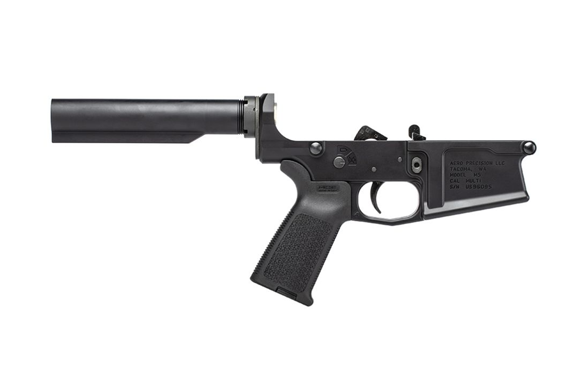 Aero Precision M5 Complete Lower Receiver w/ Magpul MOE Grip No Stock - Anodized Black