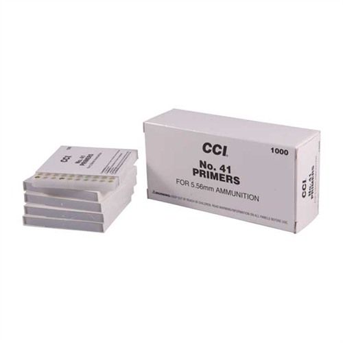 CCI Small Rifle 5.56mm NATO-Spec Military Primers #41 - 1000 count