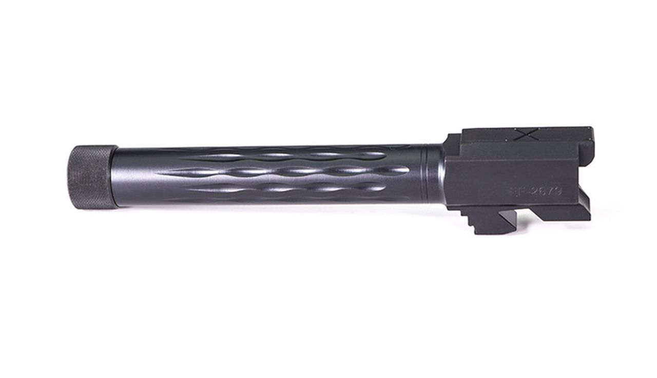 Faxon Firearms For GLOCK 17 Flame Fluted Barrel Threaded Nitride 1:10 Twist