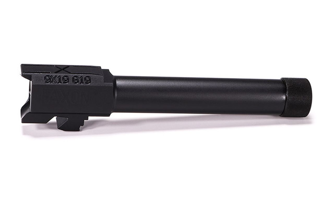 Faxon Firearms for Glock 19 Duty Barrel - Threaded - Nitride 1:10 Twist