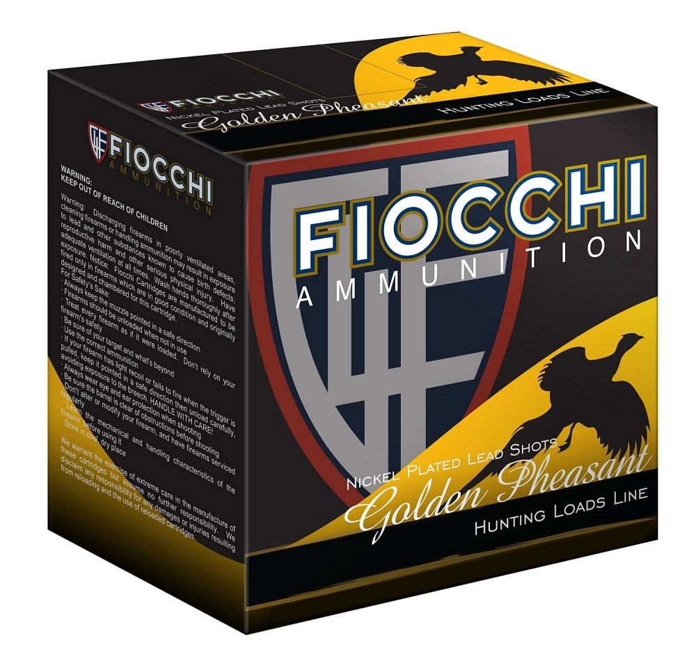 Fiocchi 12GPX5 Golden Pheasant 12 Gauge 2.75" 1 3/8 oz 5 Shot Shotgun Ammo - 25 Rounds