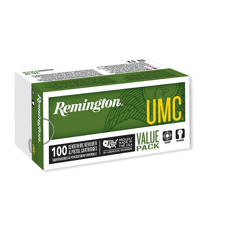 Remington Ammunition R23970 UMC 357 Mag 125 gr Semi-Jacketed Hollow Point (SJHP) Handgun Ammo - 100 Rounds