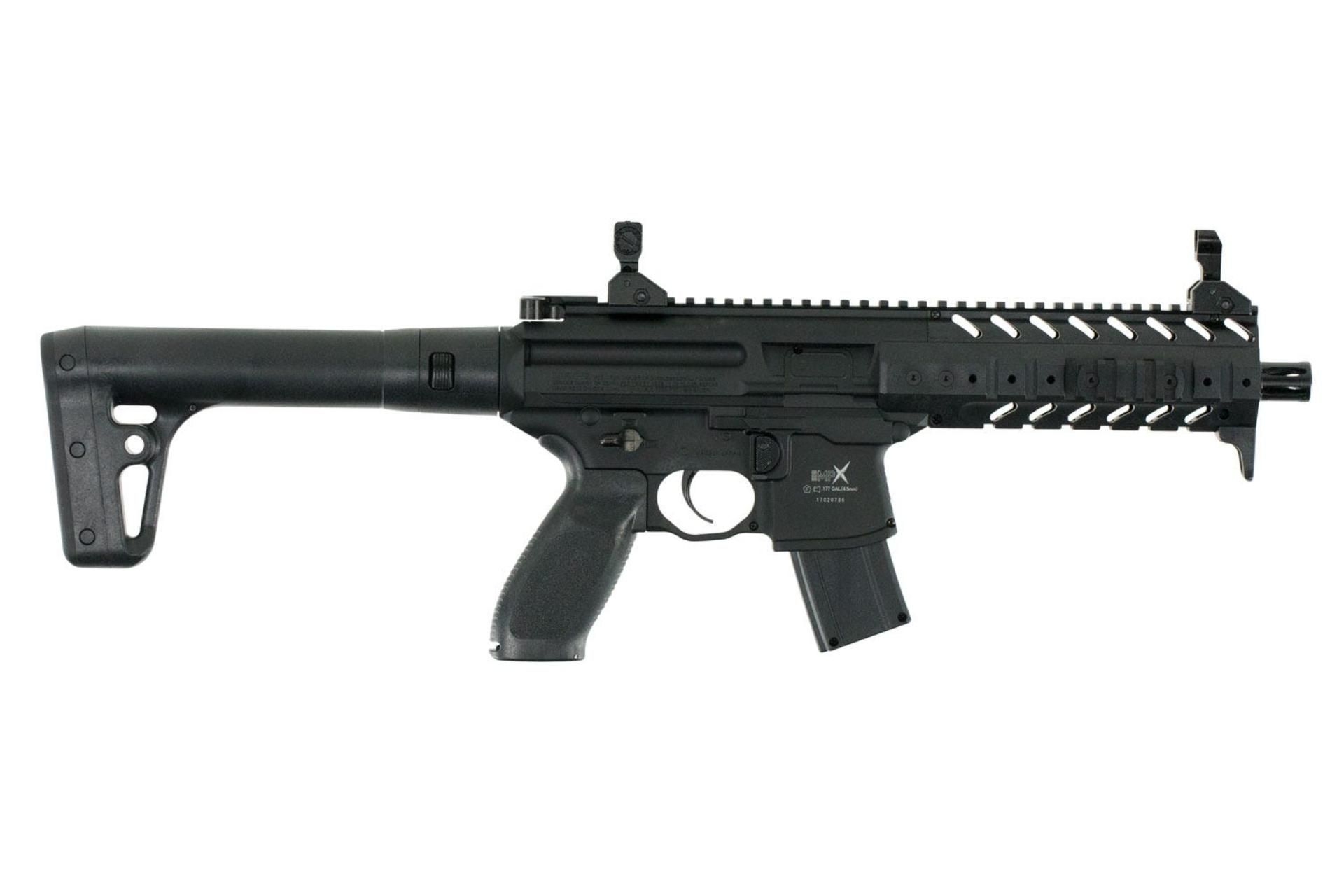 Sig Sauer MPX 8" 177 Pellet 30 RD Full Size Semi-Auto Air Gun - Black