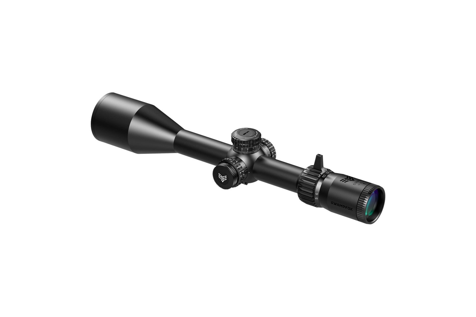 Swampfox Optics Kentucky Long Series 5-30X56 FFP Rifle Scope - Sharpshooter MRAD